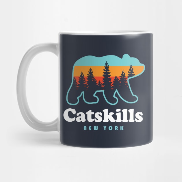 Catskills NY Bear Camping Hiking Mountains New York by PodDesignShop